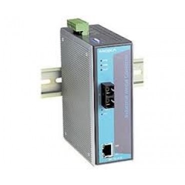 IMC-101-M-SC Moxa Ethernet to Fiber media converter, 10/100BTX to 100BFX w/multi-mode SC Connector