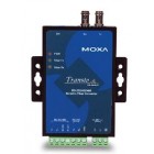 TCF-142-M-ST MOXA RS-232/422/485 to multi-mode optical fiber media converter with fiber ring support and ST connector