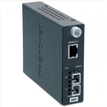 TFC-1000MSC TRENDnet Intelligent 1000Base-T to 1000Base-SX Multi-Mode SC Fiber Converter