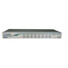 UNV-108DRB REXTRON 8 port KVM Switch with OSD+ rackmount kits, Universal USB+PS/2