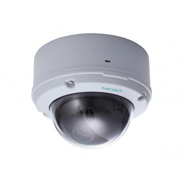 Vport 26A-1MP MOXA IP66, day-and-night vandal-proof fixed dome HD IP camera for outdoors