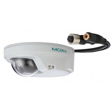 Vport P06-1MP-M12 MOXA EN 50155 compliant, HD video image, compact IP cameras